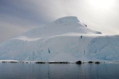 16B Steep Glacier Clad Southern Cuverville Island From Zodiac On Quark Expeditions Antarctica Cruise